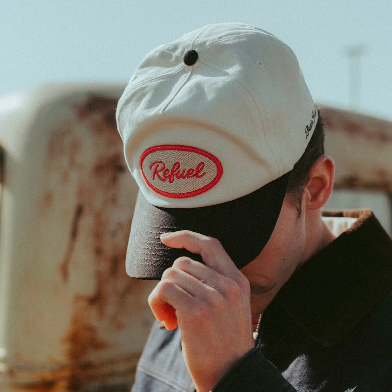 The Tradesman Cap (Navy blue/cream) Pre-order release June 12th!