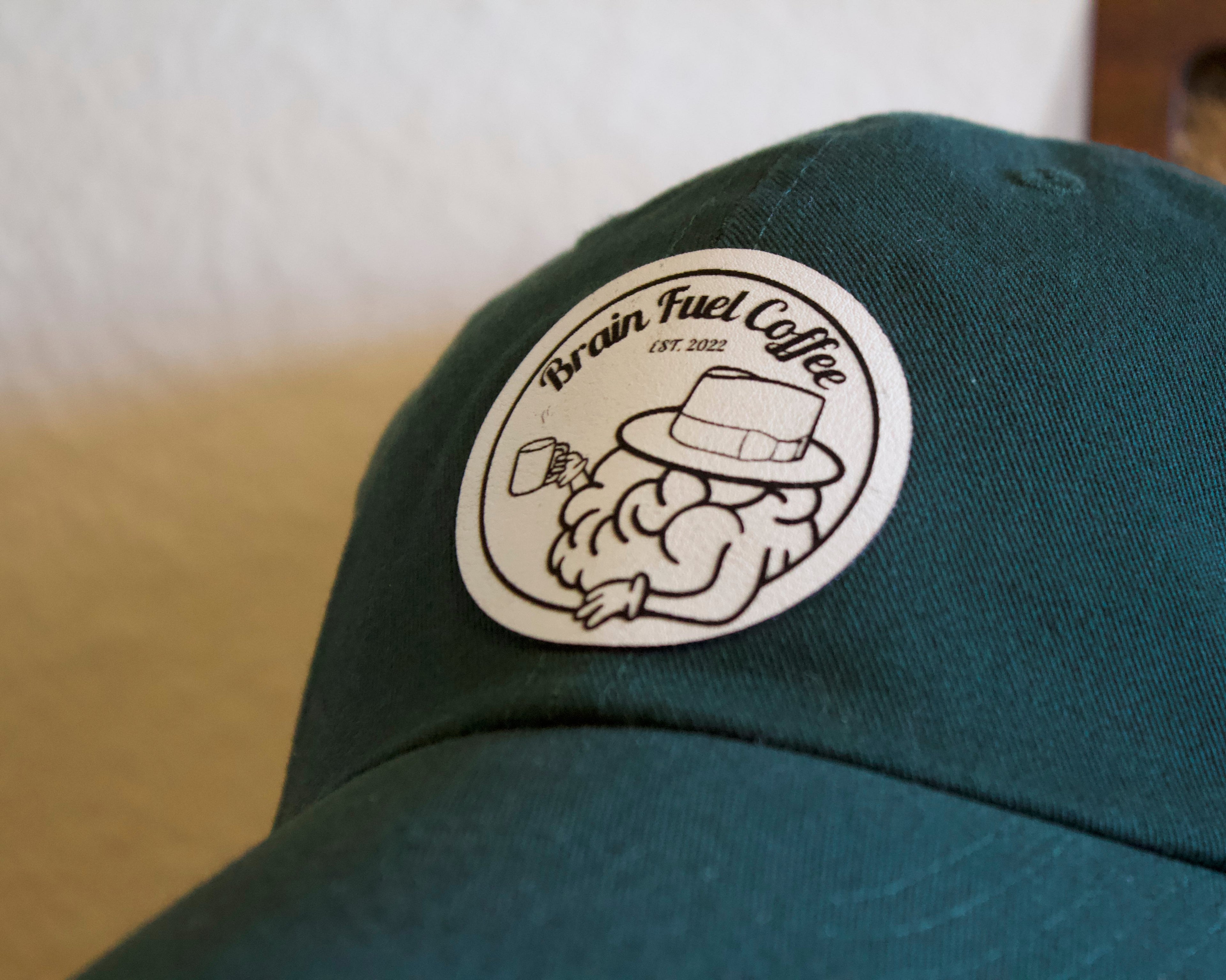 Brain Fuel Dad Cap-Forest Green