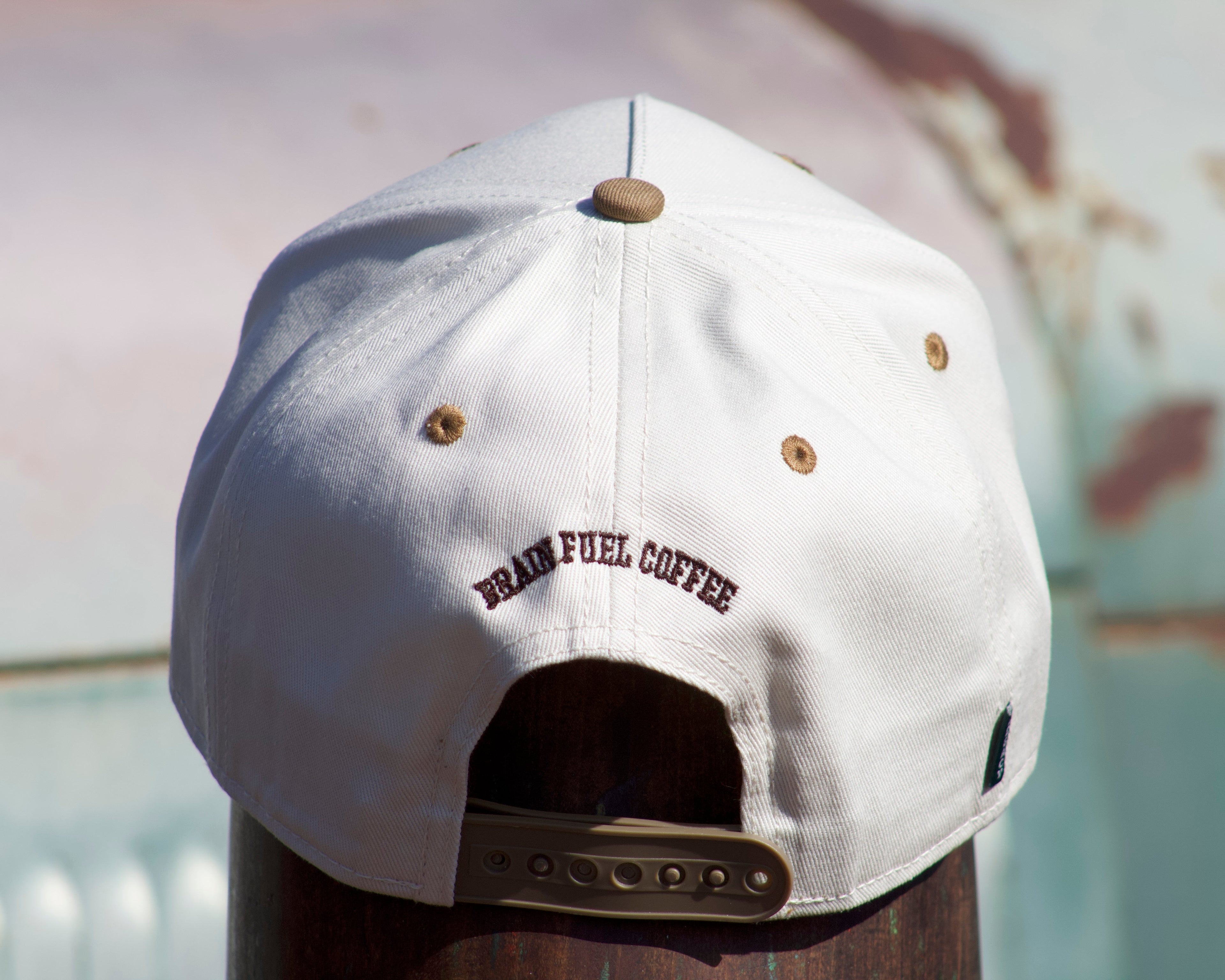 Refuel - (Light Brown with Espresso Font) Curved Brim