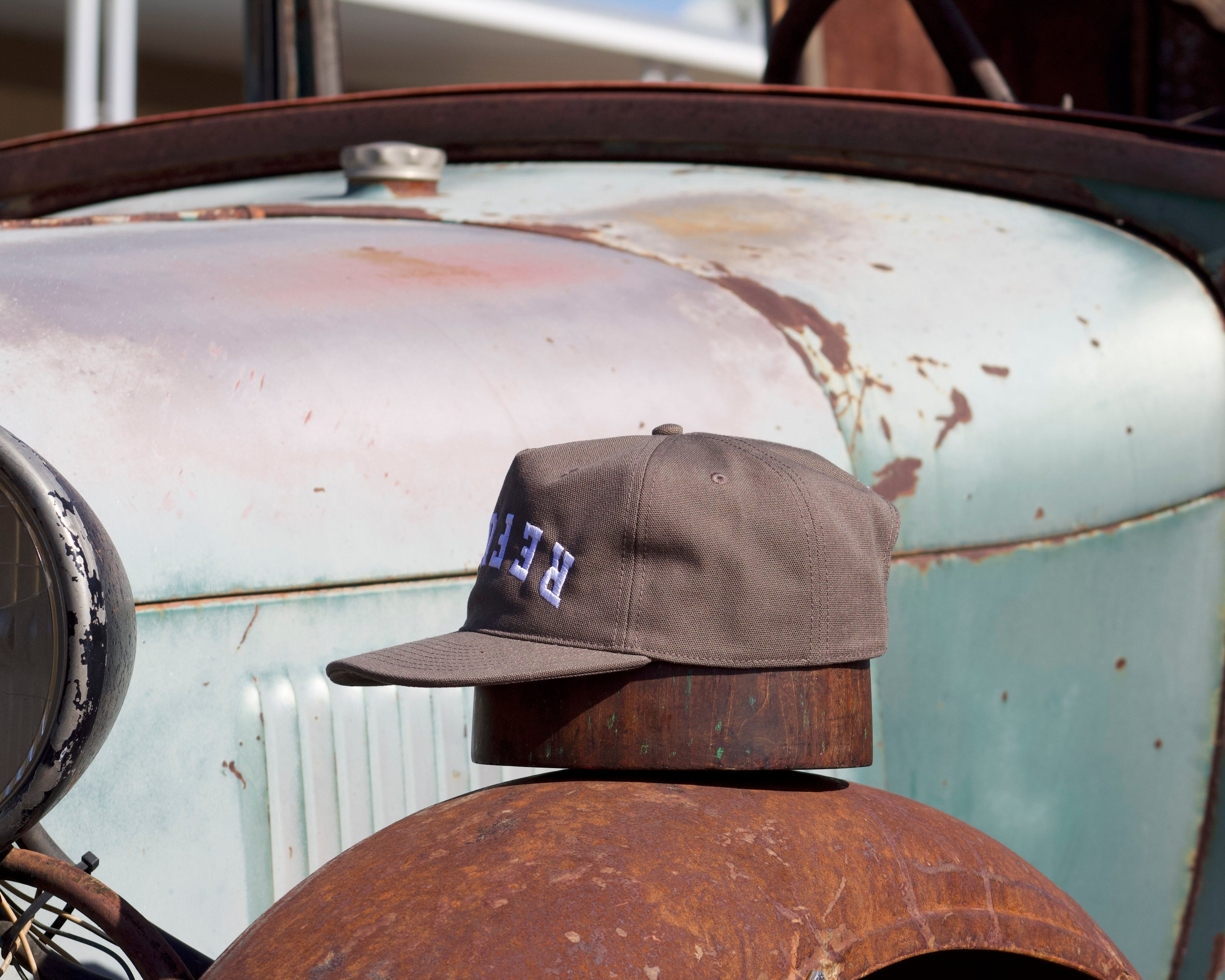 Vintage Refuel - (Walnut Brown) Flat Brim