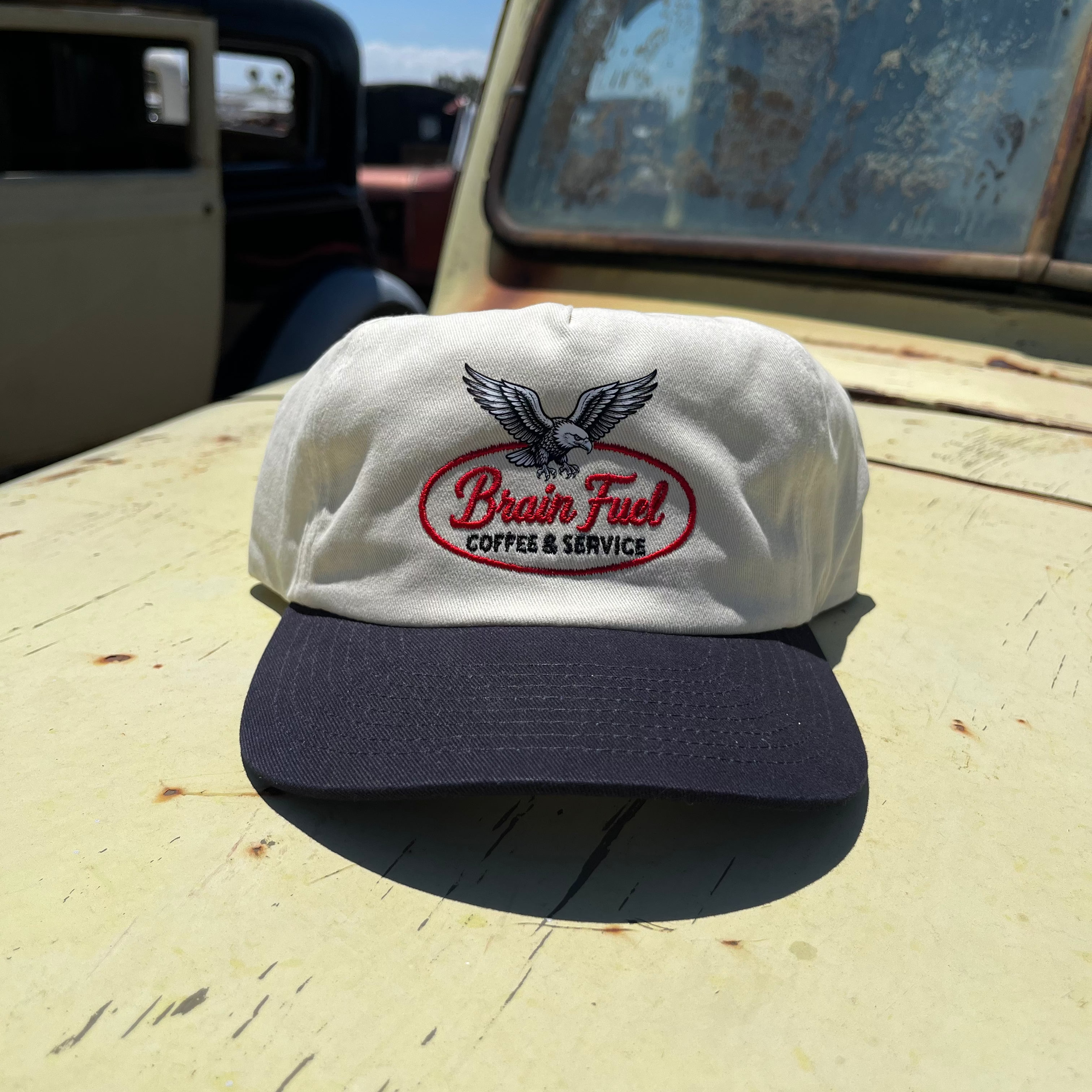 Brain Fuel Coffee & Service (Vintage 100% Cotton)