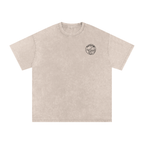 Vintage Oversized Coffee T-shirt (Color: Bone)