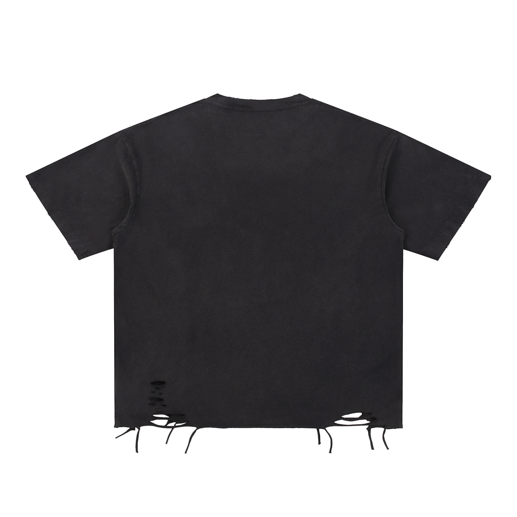 Snow Washed Raw-Hem Tradesman T