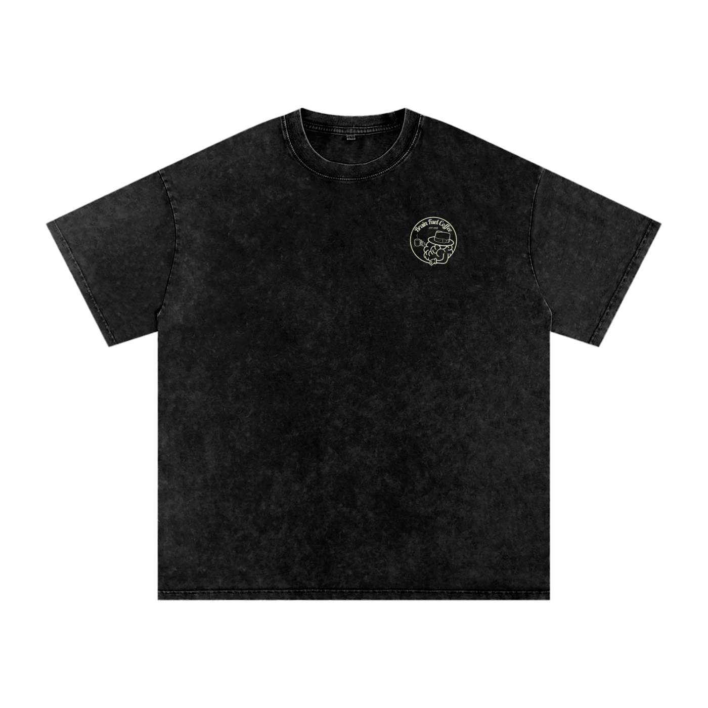 Vintage Oversized Coffee T-shirt (Color: Black)